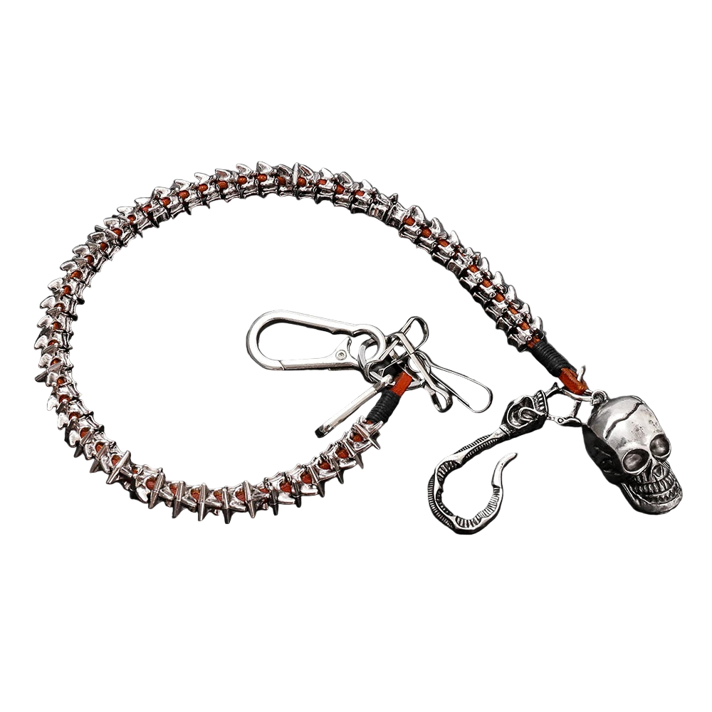 The Razor Spine Wallet Chain